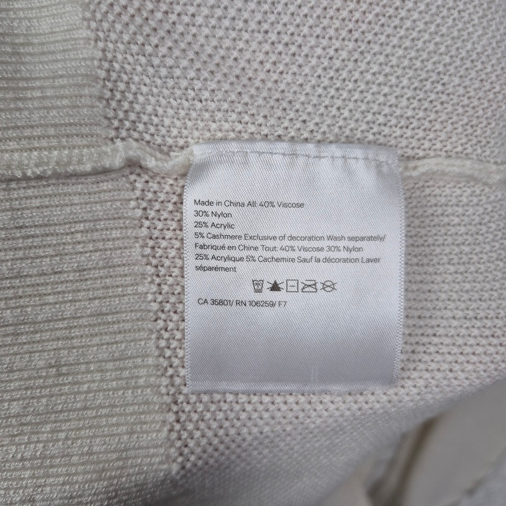Lululemon Sincerely Yours Cashmere Blend Knit Sweater Ivory Neutral - Picture 5 of 8